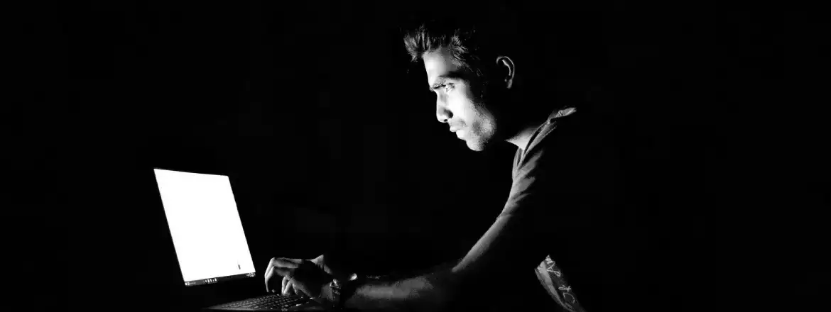 image of a man trying to protect Intellectual Property Through Cybersecurity