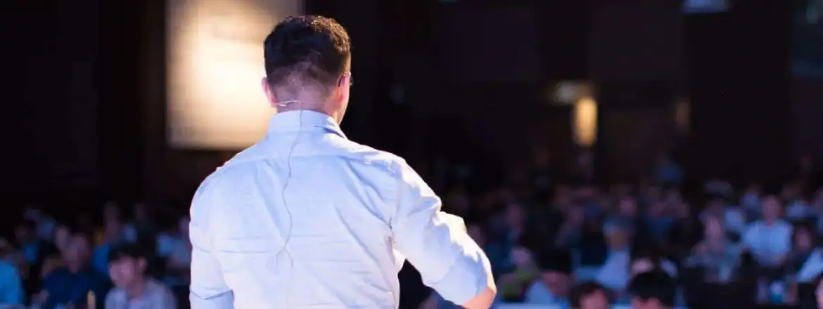image of a young ceo sharing his significant business insights