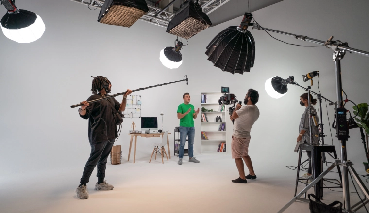 f8 production team in action