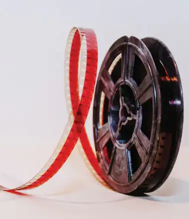 image of a cinema reel rolling
