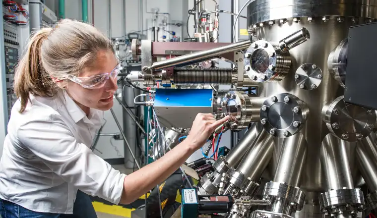 image of a engineer doing research and development on a tech product
