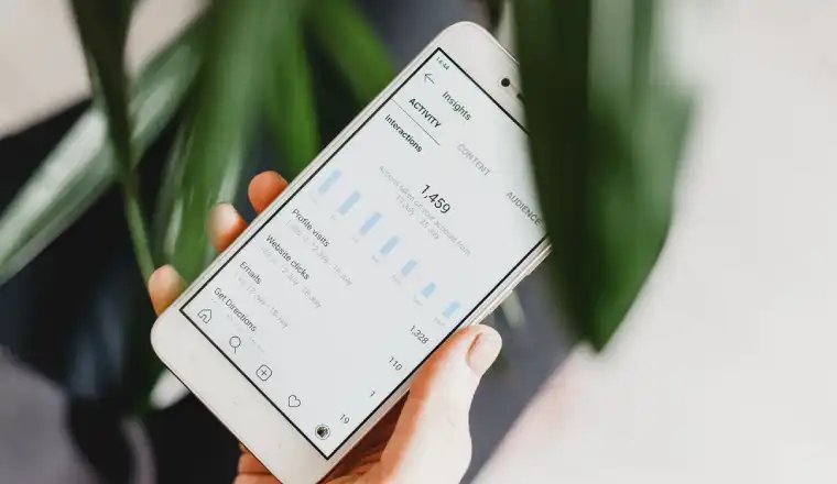 image of interface of social media insight