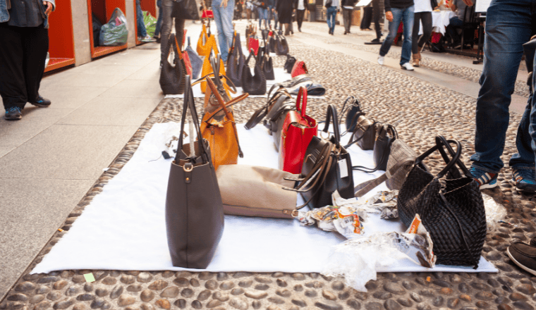 image of spread of counterfeit products