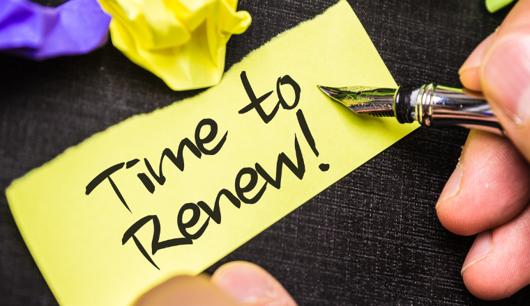 image of time to renew a trademark
