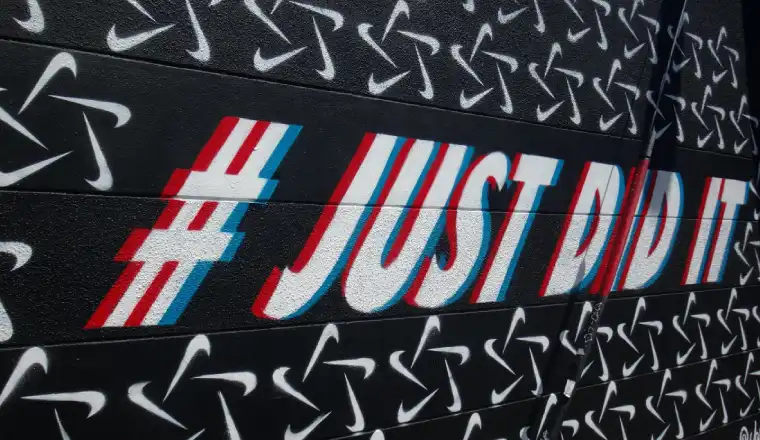 image of nike trademark slogan which cannot be trademarked by anyone